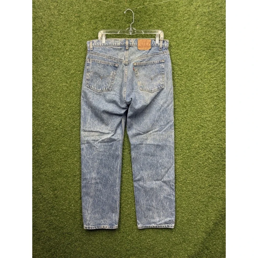 Vintage Levis 505 XX Jeans Mens 36x30 Acid Wash Made in USA Denim Workwear